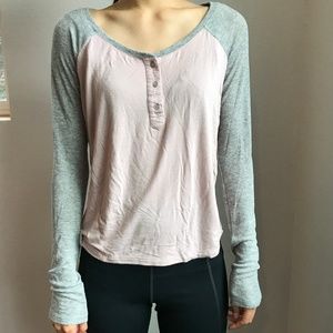 American Eagle Blush Pink Long Sleeve